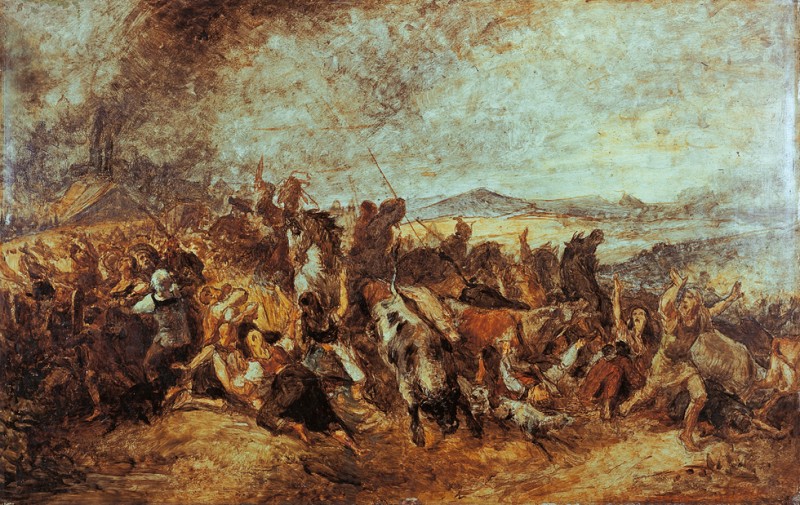 SORTIE DE TAUREAUX EN ESPAGNE_0